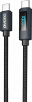 Kabel USB Dudao USB-C - USB-C 1 m Czarny (6976625334414)
