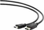 GEMBIRD DisplayPort to HDMI 1.8m Black CC-DP-HDMI-6