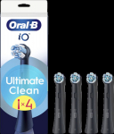 Oral-B | Replaceable toothbrush heads | iO UltimateClean | Heads | For adults | Number of brush heads included 4 | Black