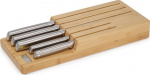 Joseph Joseph Elevate SST Knife Set w.In-drawer Bamboo Stor.Tray