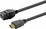 Vivolink Keystone Black HDMI Female to, HDMI Male