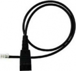 Jabra CABLE W/ QD TO RJ10 PLUG, REGEL BELEGUNG 0.5M