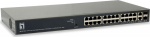 LevelOne PoE Switch 24xGE PoE/+ TURING 185W 19" WebSmart