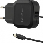 Qoltec 17W 5V 3.4A USB + micro USB - 17W mains charger