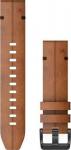 Garmin QuickFit 22 - leather bracelet, brown