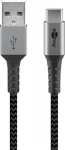Wentronic goobay USB 2.0 USB Type-C kabel 0.5m Sort Silver
