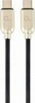 Kabel USB Gembird USB-C - USB-C 1 m Gold (CC-USB2PD60-CMCM-1M)
