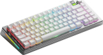 Glorious PC Gaming Race Glorious GMMK 3 Pro Wireless 75 % Custom Gaming-Tastatur - Pre-Built, ANSI (US), Fox Switches, silber
