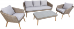 Garden furniture set NORWAY coffee table, sofa, 2 chairs