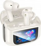 HOCO wireless bluetooth headphones with touch screen TWS ANC + ENC EQ21 White