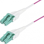 StarTech.com 7M OM4 MULTIMODE FIBER CABLE, UNIBOOT/OFNR RISER/100G - 50/125