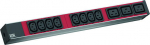 Bachmann 19" 1U 8xC13 3xC19 2.0m C20 red