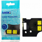 DYMO thermo tube D1 18052 6mm x 1.5m black on yellow replacement S0718270