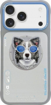 Case Nimmy Glasses Cool Dog MagSafe do iPhone 17 szary