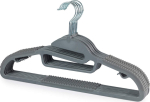 Beldray LA070598GRYFEU7 Grey Slimline Clothes Hangers - 8 Pack