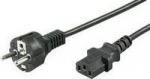 MicroConnect Power Cord CEE 7/7 - C13 10m, Black