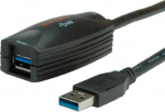 ROLINE USB3.2 GEN1 AKT., KBLVERLAENGERUNG 5M