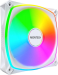 Montech AX120 PRO PWM L&uuml;fter, ARGB - 3er-Pack, 120mm, wei&szlig;
