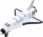 LeanToys Spaceship Metal Pull-Back Opening White