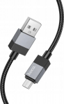 Kabel USB A do Micro USB Hoco 2.4A 1 m X110 czarny