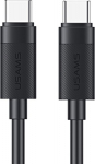 Kabel USAMS U94 60W USB-C do USB-C 1m czarny