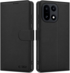 Kaitse&uuml;mbris kaanega Wallet, OnePlus 15, must, Tech-Protect