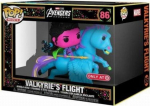 Funko Pop! Rides Deluxe: Marvel Avengers End Game Valkyries's Flight (Blacklight) (Special Edition) #86 Bobble-Head Vinyl Figures