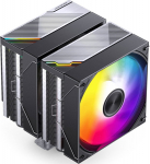 Jonsbo CA80 CPU-K&uuml;hler, Dual Tower, 2 x 120mm, PWM, ARGB - schwarz