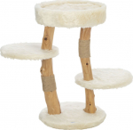 Trixie Santo, standing scratching post, dla kota, creamy, 73 cm, z pear trees