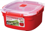 sistema Microwave steamer with basket 2.4 l rot