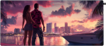 Cherry GP5 MIAMI SUNSET XL XTRFY GP5, SERIES CLOTH GAMING MOUSEPADS MU