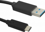 Kabel USB Qoltec USB-A - USB-A 1.5 m Czarny (50492)