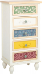 Cabinet BIANCA 48x35xH97cm, antique white