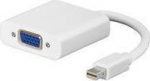 MicroConnect Active Mini DP - VGA Adaptor, Mini DP M - VGA Female, White