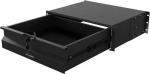 Lanberg 19" Drawer 3U/483x360 mm max load capacity up to 90 kg 4 point assembly, Black | Lanberg