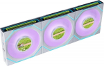 Lian Li UNI FAN SL-INF LCD FLEX Wireless L&uuml;fter, ARGB and LCD - 120mm, wei&szlig;, 3er-Pack with Controller