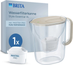 BRITA Style Essential XL Water filter jug 3.6L Hvid + Maxtra Pro PP Sand