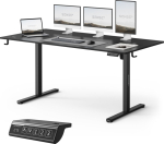 Desk SENSE7 NOJO LIGHT Black 160 cm x 80 cm