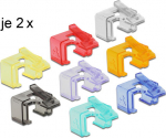 DELOCK Netzwerk RJ45 repair Clip 16 St&uuml;ck Starter Set