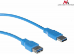 Cable USB Maclean USB-A - USB-A 3 m Blue (MCTV-585)