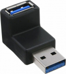 Adapter USB InLine USB-A - USB-A Czarny (35300R)