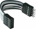 InLine USB 10 pin - USB 10 pin, 0.05m, Czarny (33440K)