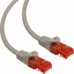 Maclean RJ-45/RJ-45, kat.6, U/UTP, szary, 3m (MCTV-303S)