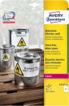 Avery Zweckform L4719 - Polyester - matt - Permanent adhesive - wei&szlig; - A6 (105 x 148 mm)