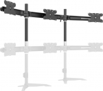 Multibrackets M VESA Desktopmount Triple Stand 24"-32" Expansion Kit | VESA 75x75-200x100 | Max 24kg | Svart