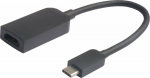 MicroConnect USB-C to HDMI Slim, Black, 4K60Hz Video resolution Up
