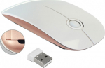 Delock Optical 3-button mouse 2.4 GHz wireless white / rose gold