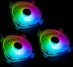 Lamptron Icecloud+ ARGB 120 Triple PWM L&uuml;fter Kit - transparent