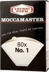 MOCCAMASTER Paper coffee filters Nr 1 disposable 80 pc(s)