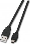 EFB Elektronik EFB USB2.0 Kabel A-Mini B (5polig),St.-St.,0.5m,sw,Classic